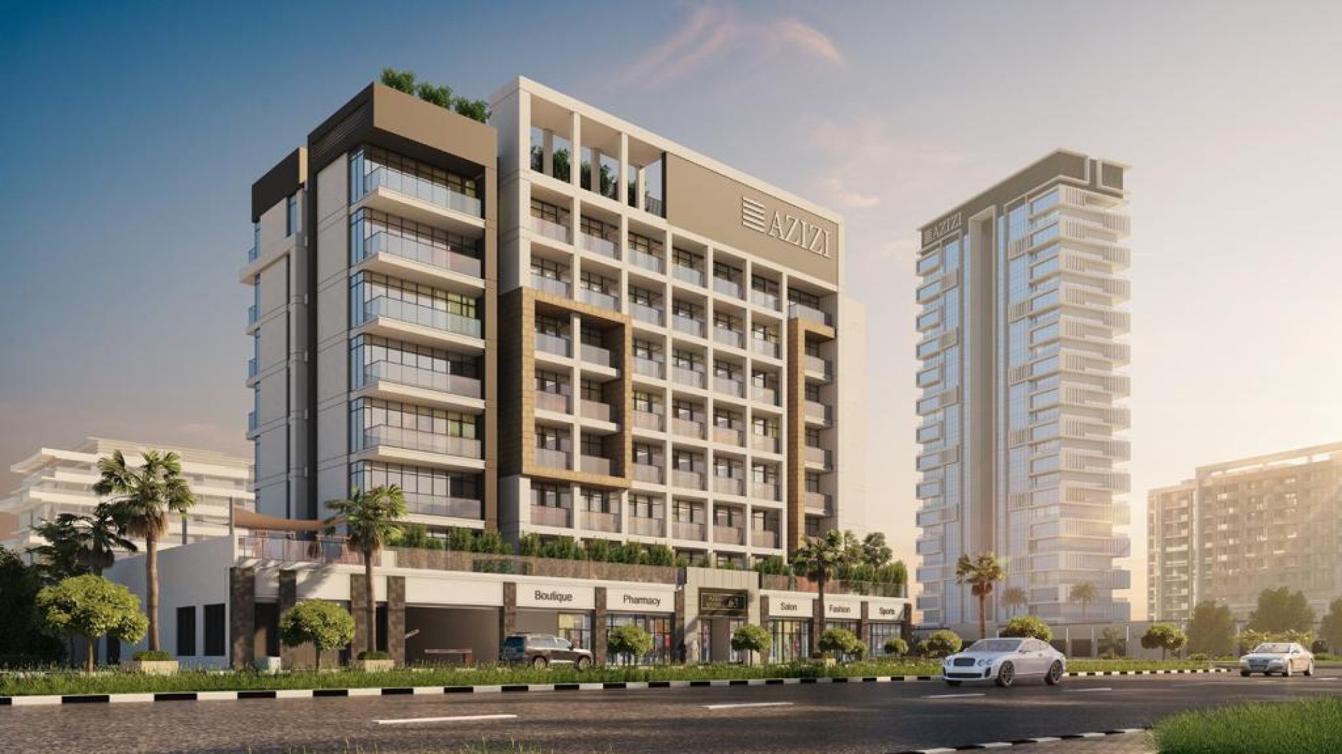Fully furnished Azizi ready apartments Dubai